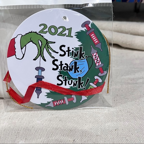 NEW! 2021 Pandemic Christmas Ornaments, Set of 2 - Picture 3 of 6